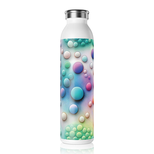 Vibrant Slim Water Bottle - Colorful Design for Active Lifestyles, 20oz