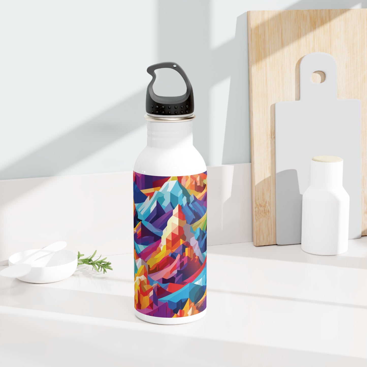 Colorful Steel Water Bottle - Eco-Friendly Hydration for Fitness & Travel