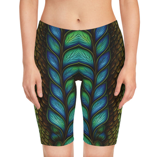 Bike Shorts with Animal prints - Snake