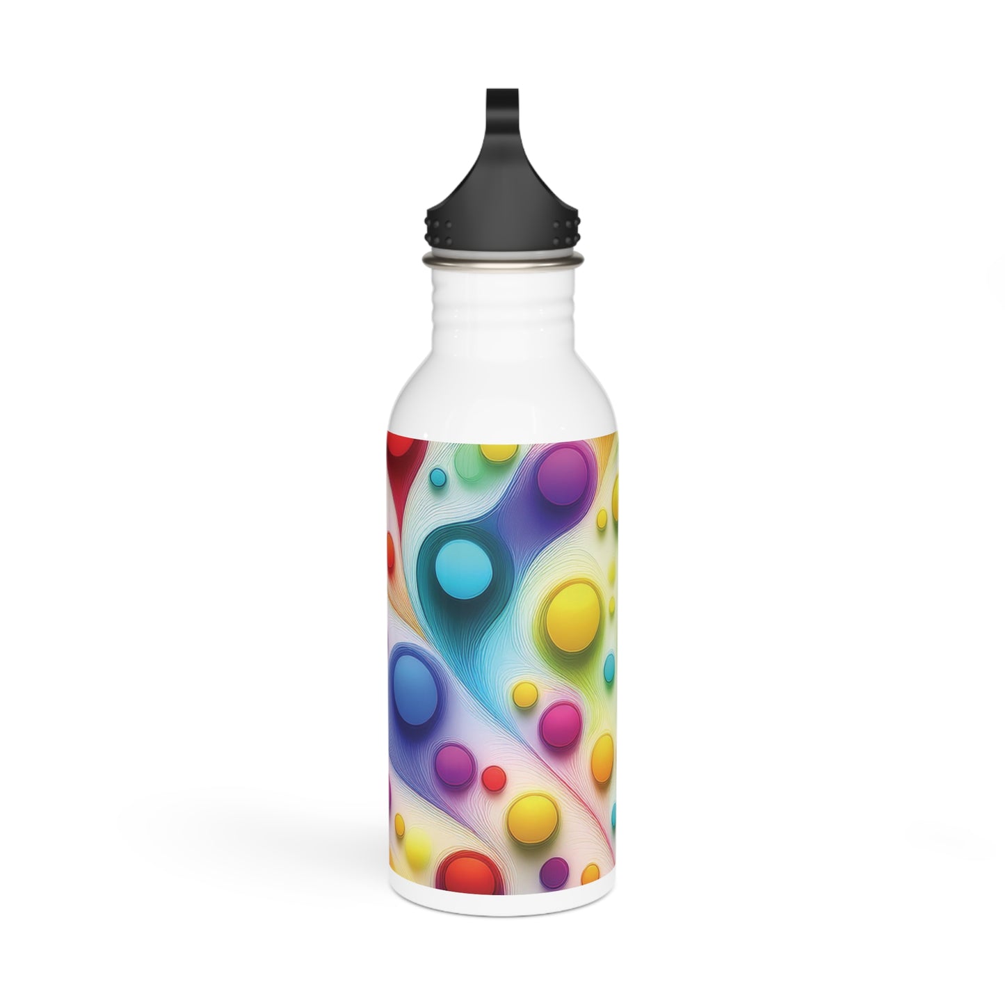 Colorful Steel Water Bottle - Eco-Friendly Hydration for Fitness & Travel, 20oz