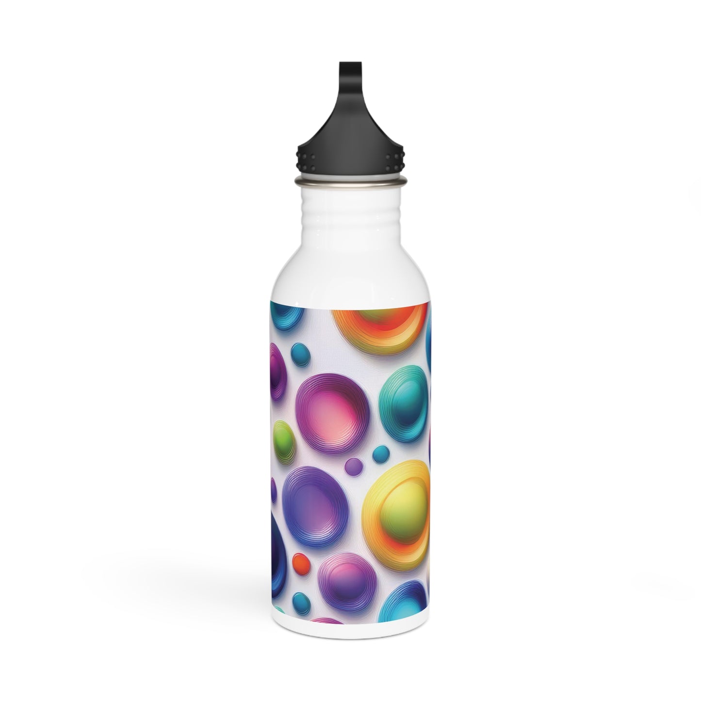 Colorful Steel Water Bottle - Eco-Friendly Hydration for Fitness & Travel, 20oz