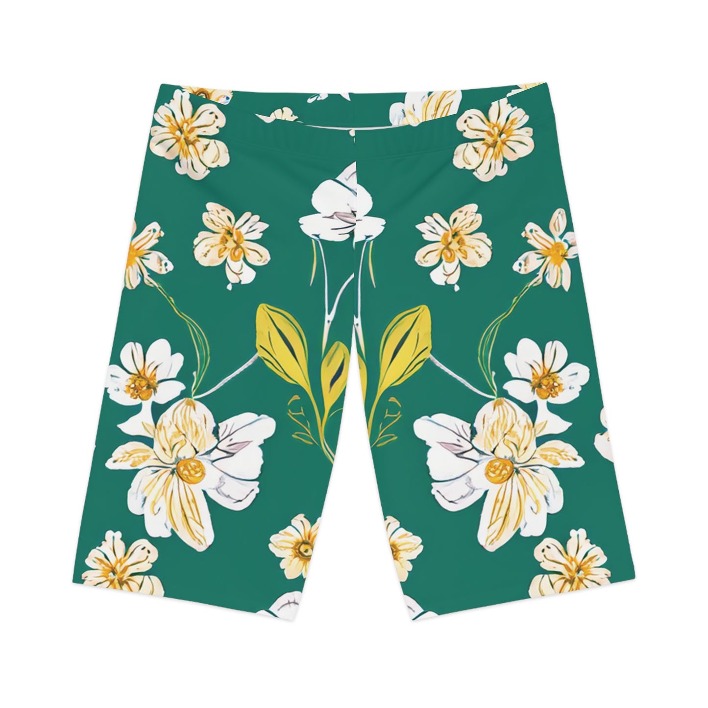 Bike Shorts with Floral prints