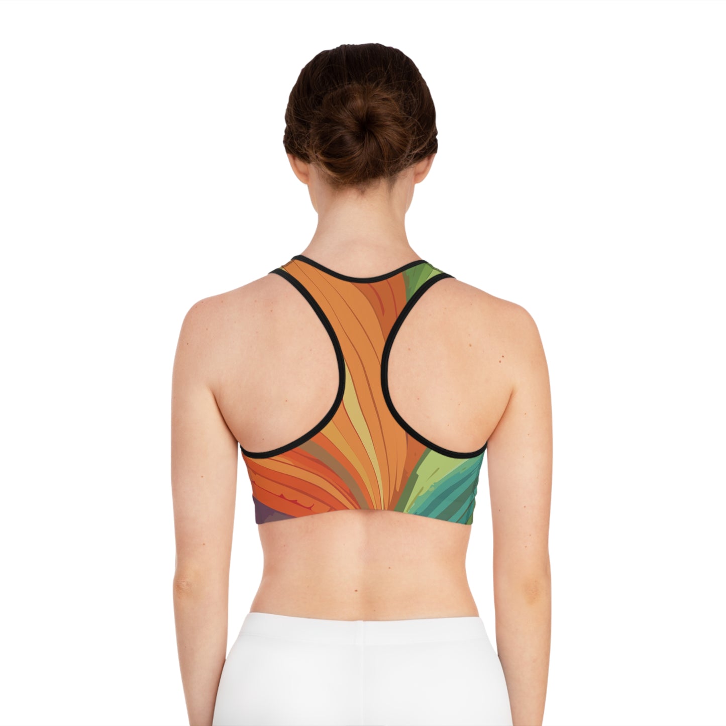 Sports Bra with Abstract prints