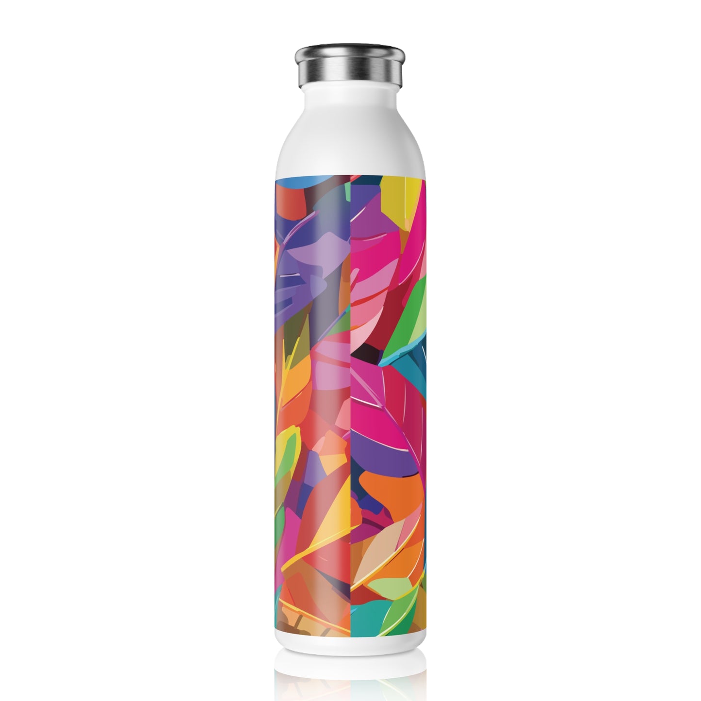 Vibrant Slim Water Bottle - Colorful Design for Active Lifestyles