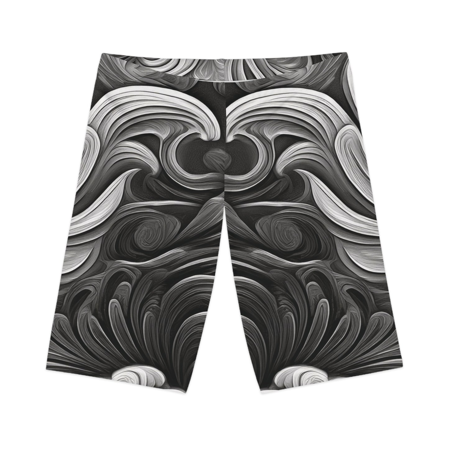 Bike Shorts In Black and White