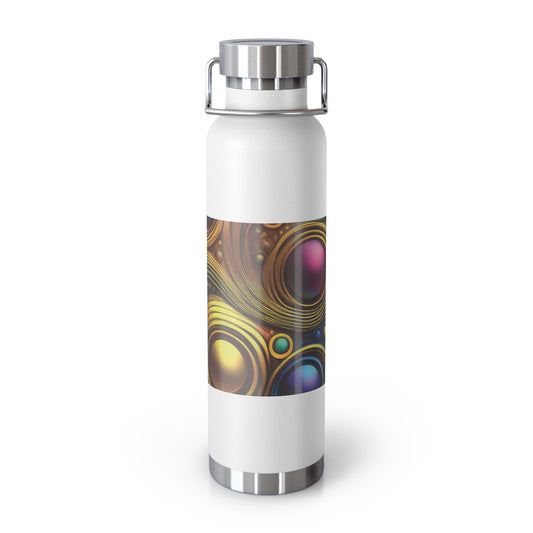 Colorful Copper Insulated Water Bottle - 22oz