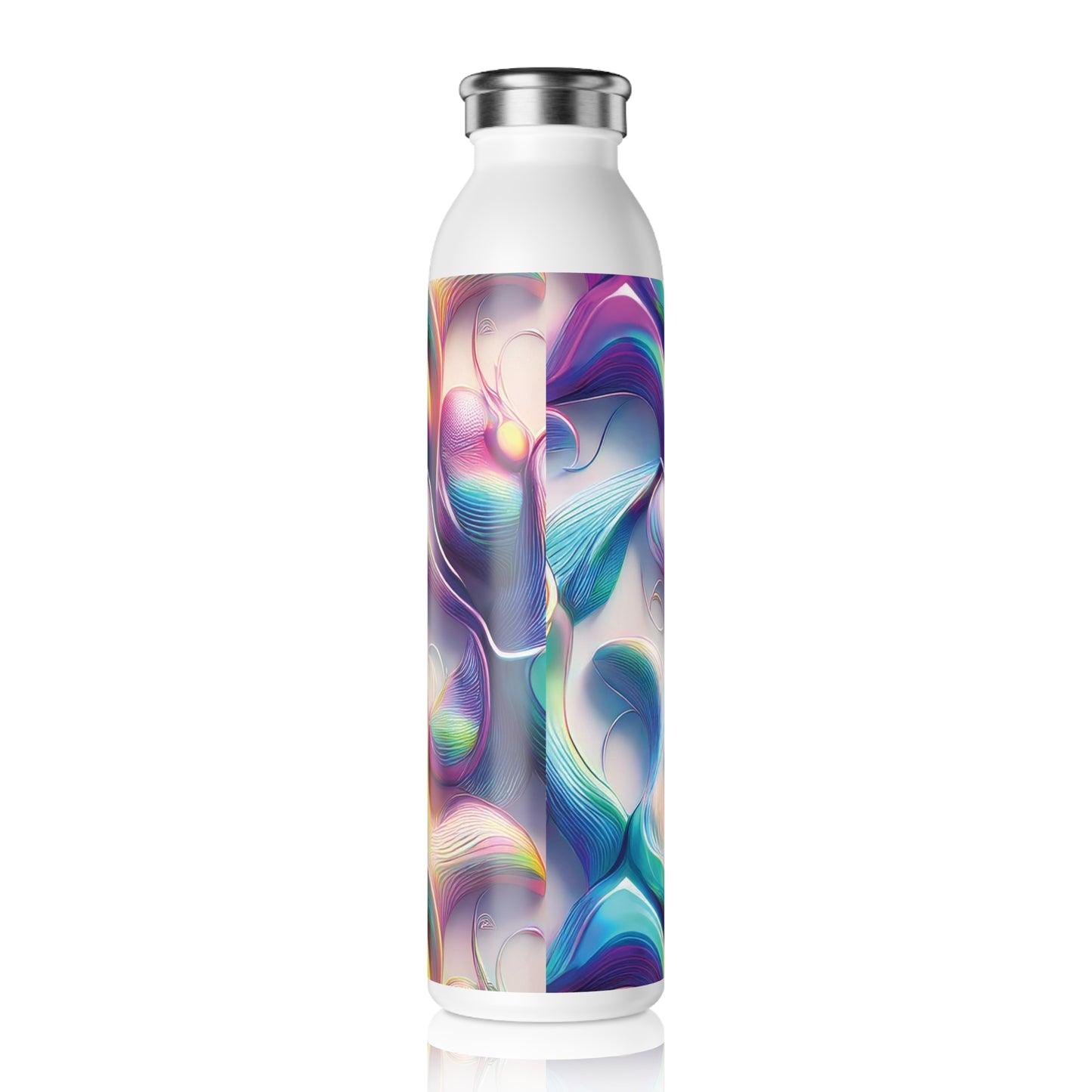 Vibrant Slim Water Bottle - Colorful Design for Active Lifestyles, 20oz