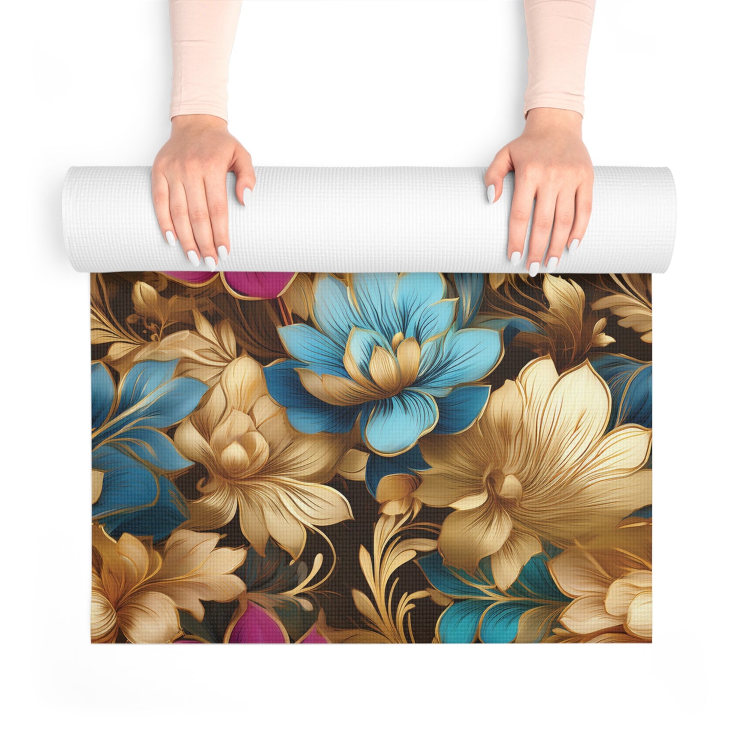 Yoga Mat with Floral print