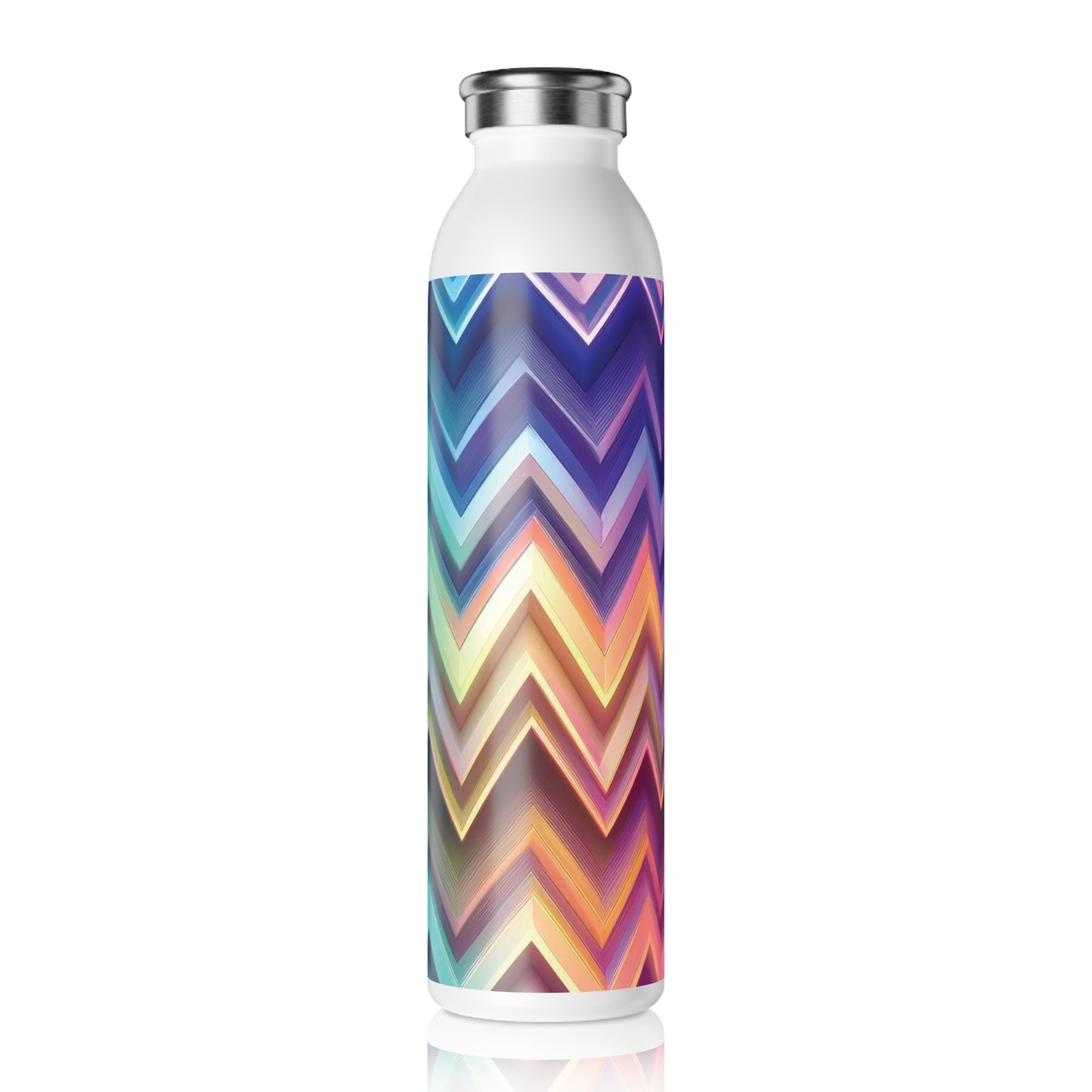 Vibrant Slim Water Bottle - Colorful Design for Active Lifestyles, 20oz