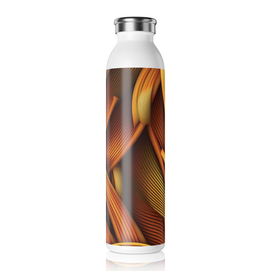 Vibrant Slim Water Bottle - Colorful Design for Active Lifestyles, 20oz