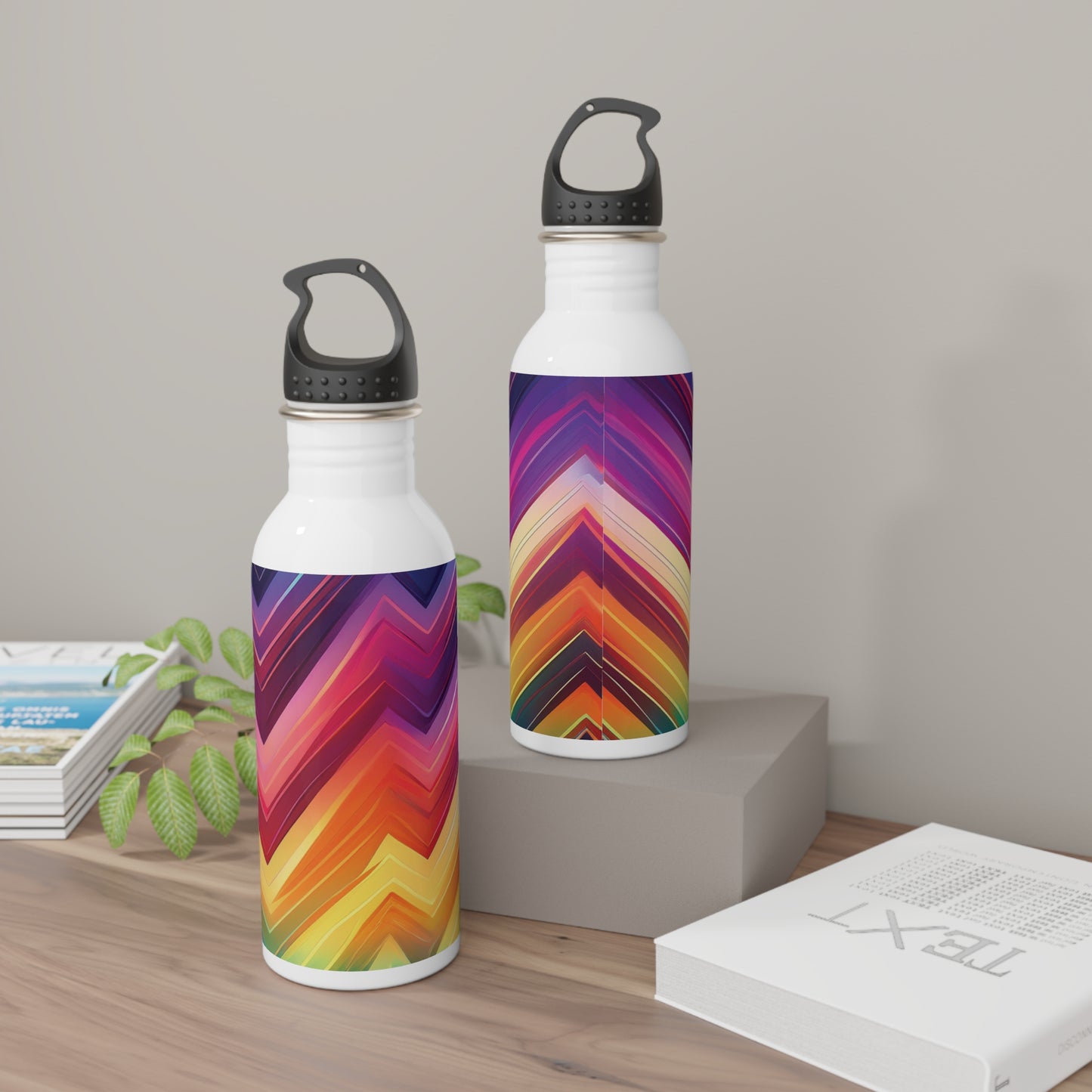 Colorful Steel Water Bottle - Eco-Friendly Hydration for Fitness & Travel, 20oz