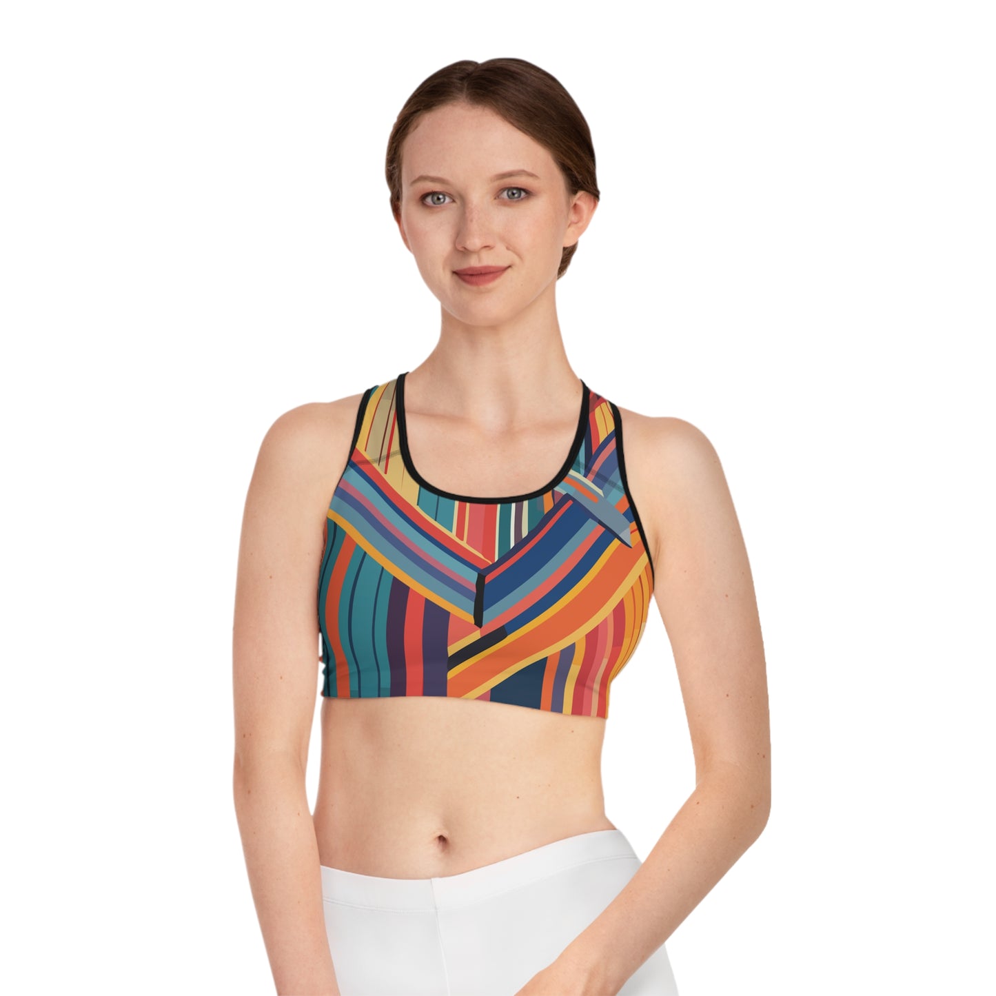 Sports Bra with Abstract prints