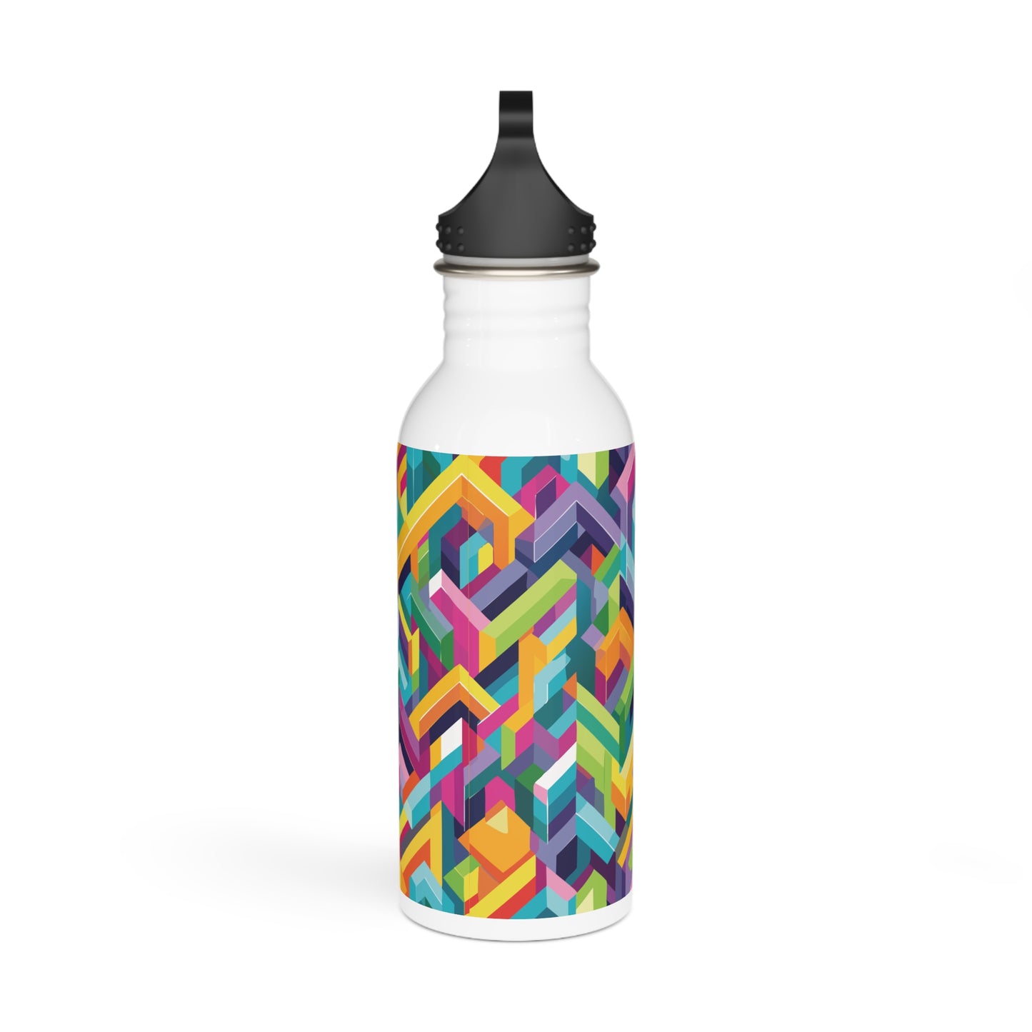 Colorful Steel Water Bottle - Eco-Friendly Hydration for Fitness & Travel