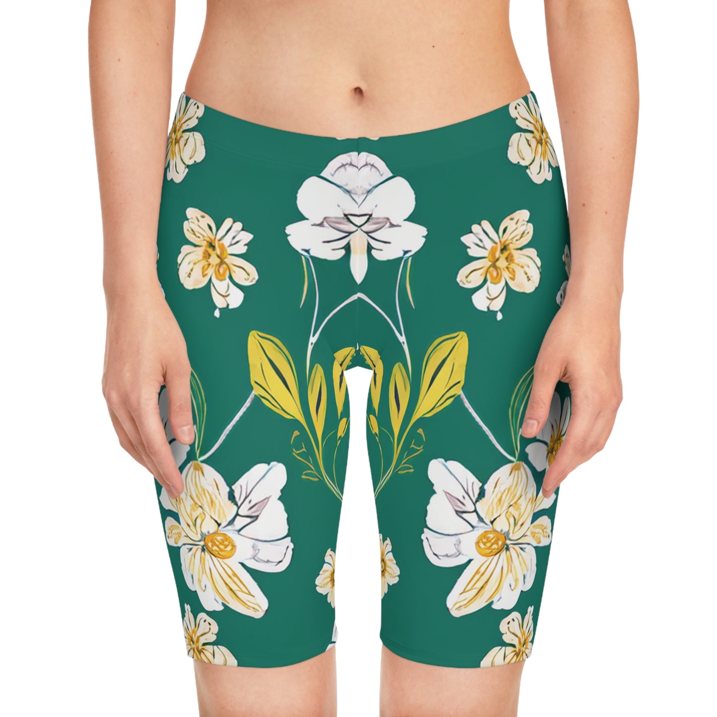 Bike Shorts with Floral prints