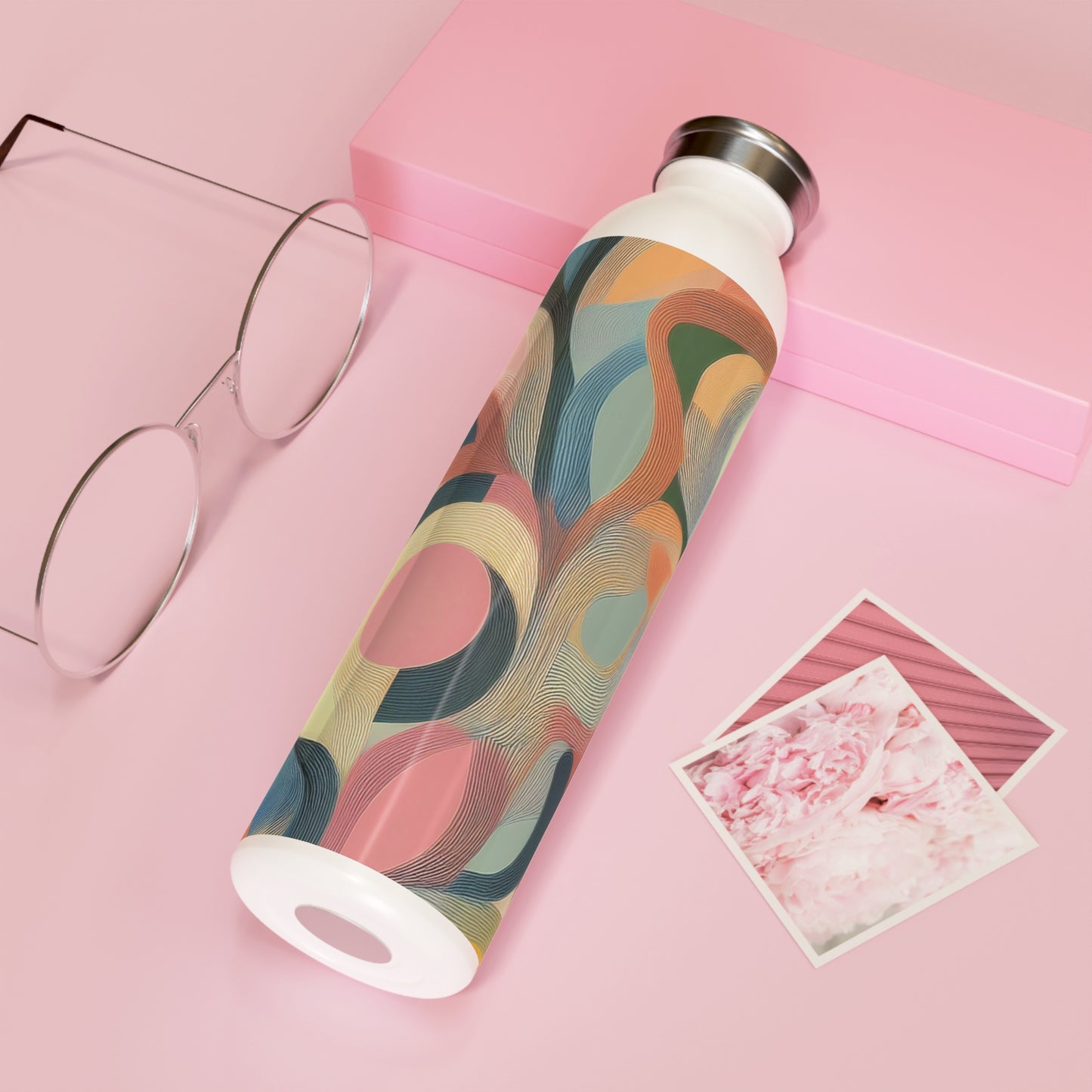 Vibrant Slim Water Bottle - Colorful Design for Active Lifestyles