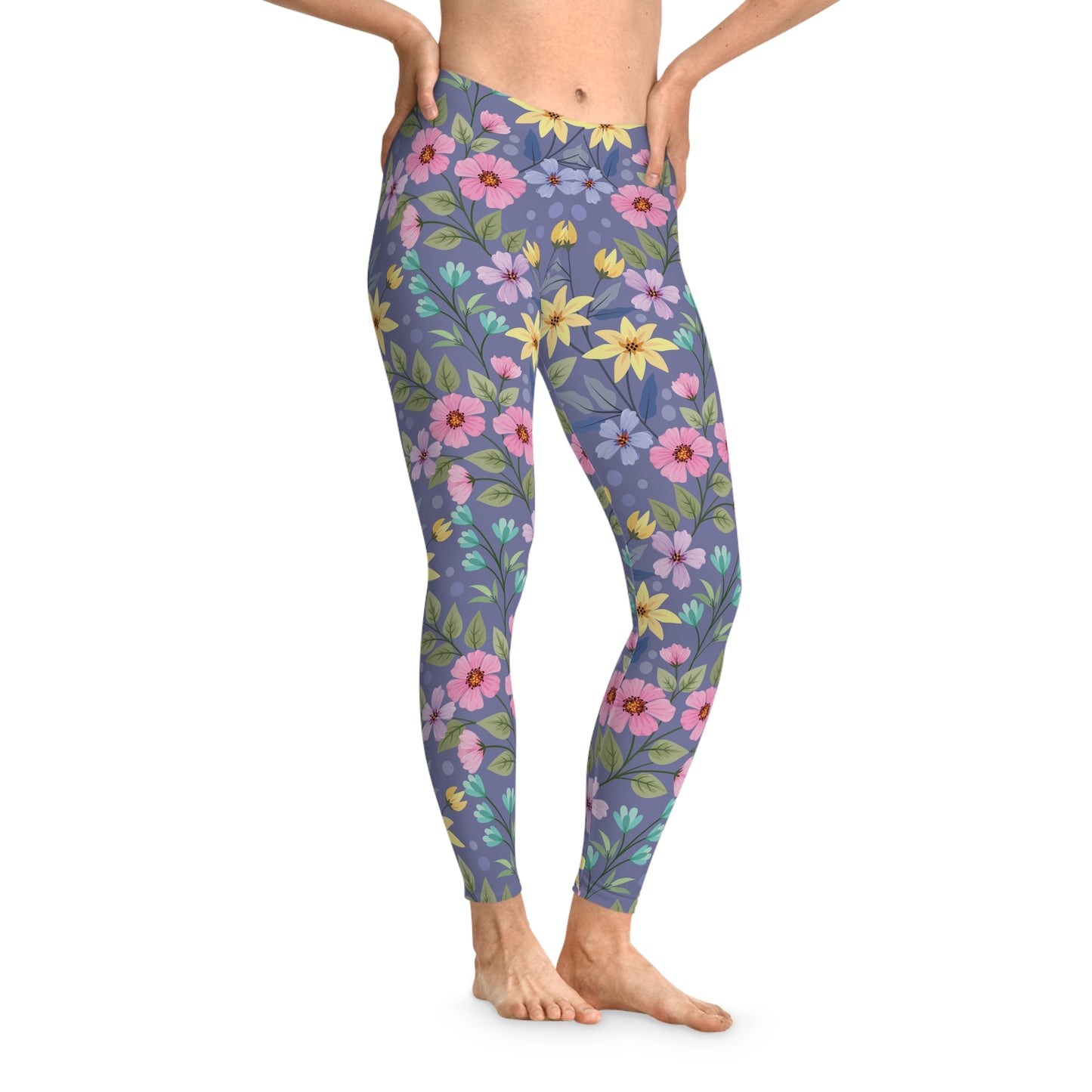 Legging à imprimé floral