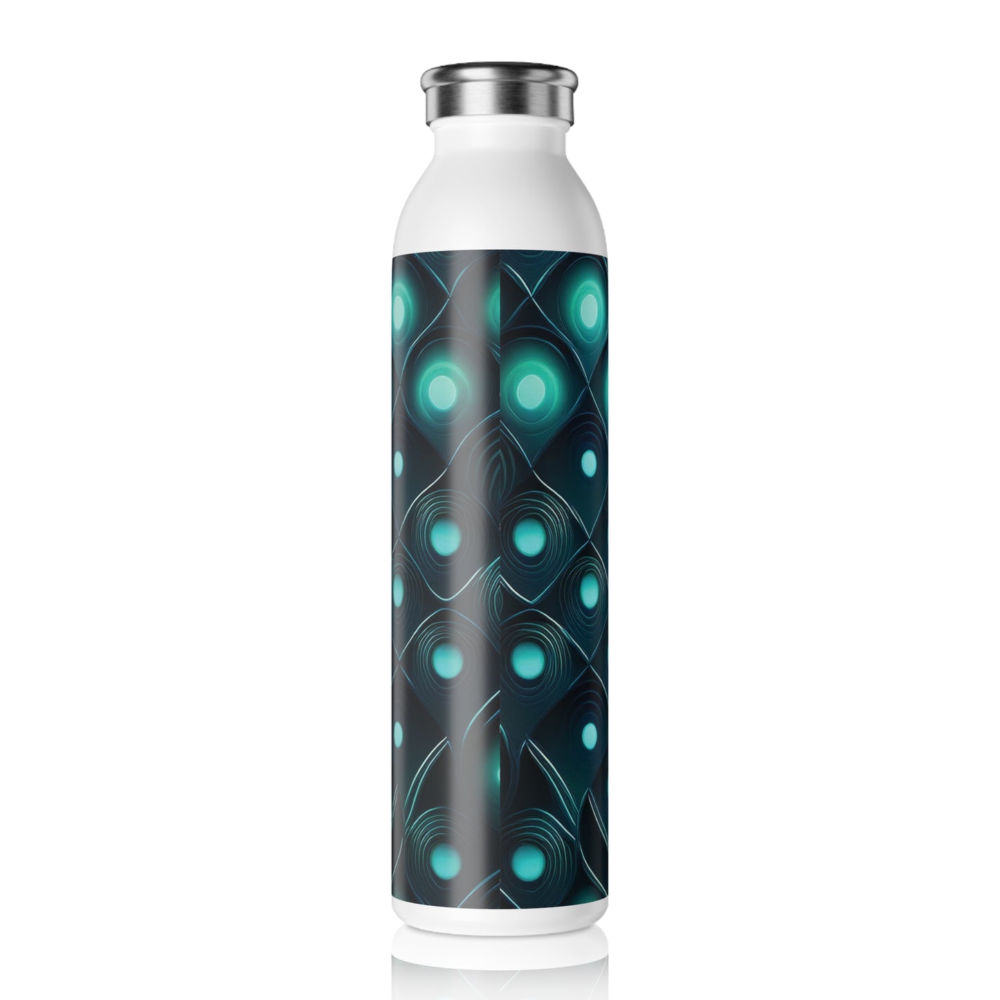 Vibrant Slim Water Bottle - Colorful Design for Active Lifestyles, 20oz