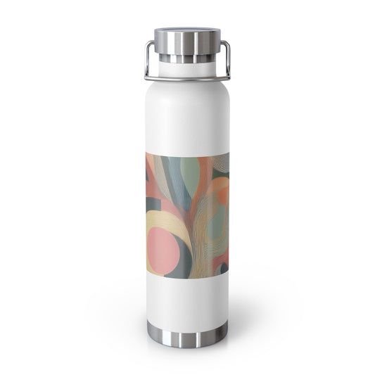 Colorful Copper Insulated Water Bottle - 22oz