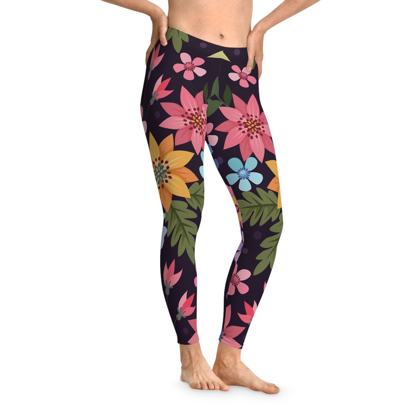 Legging à imprimé floral