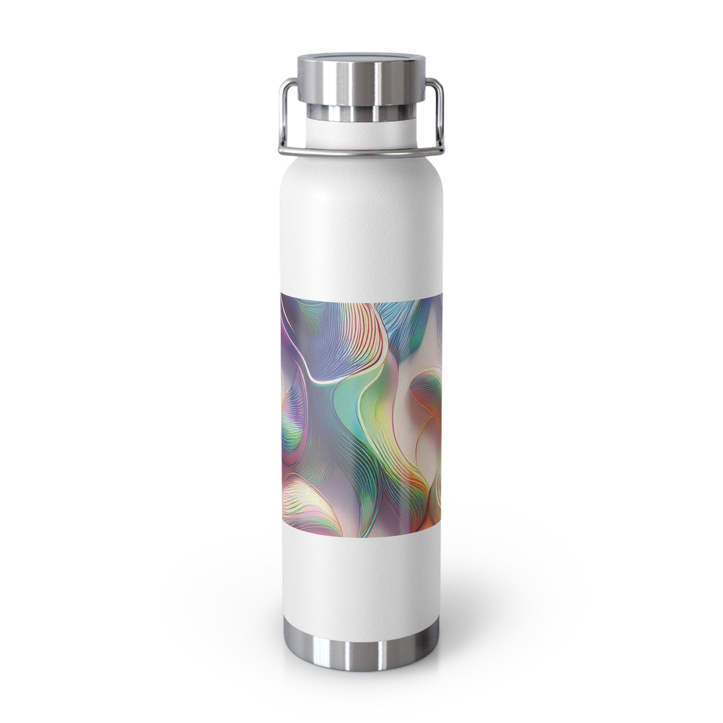 Colorful Copper Insulated Water Bottle - 22oz