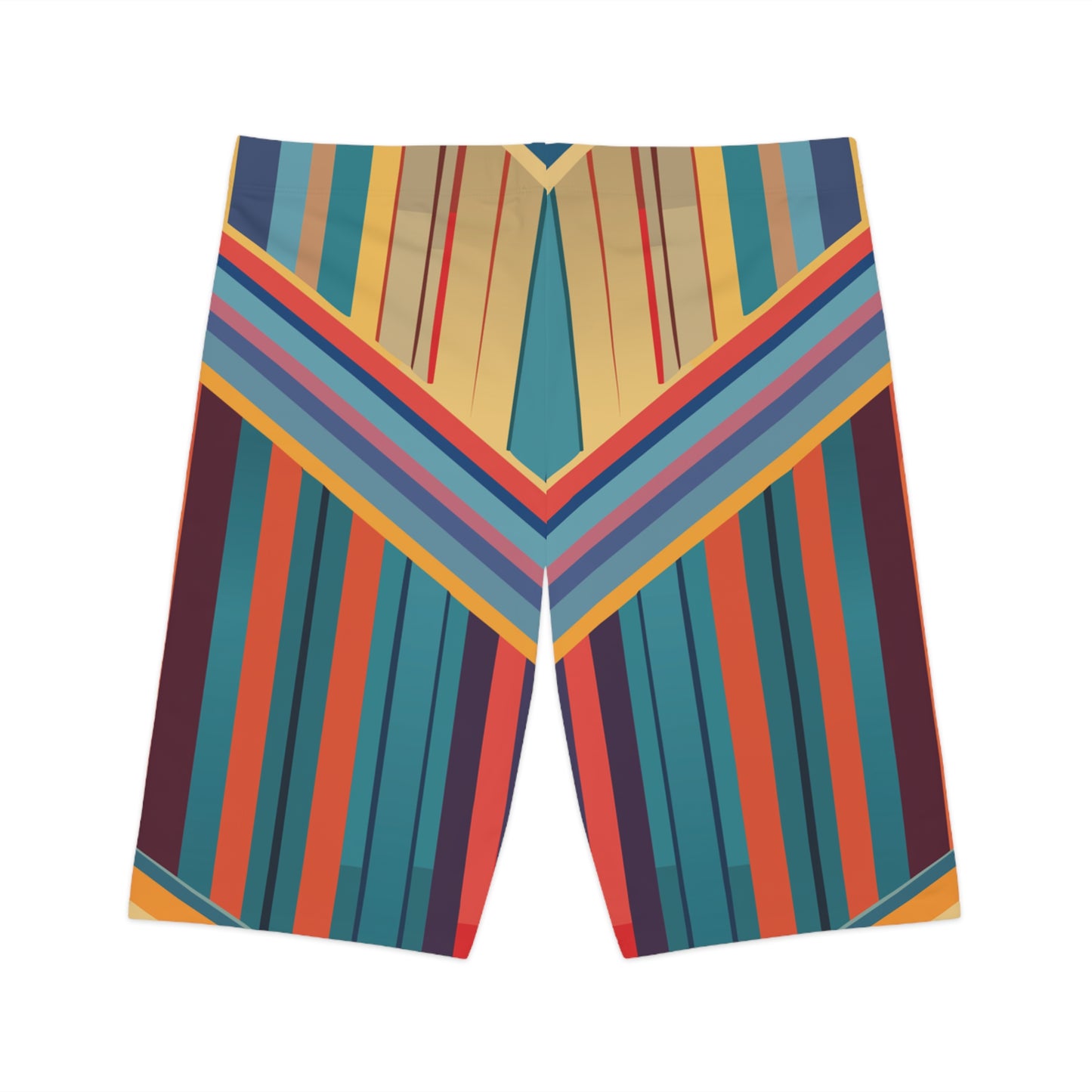 Bike Shorts with Abstract prints