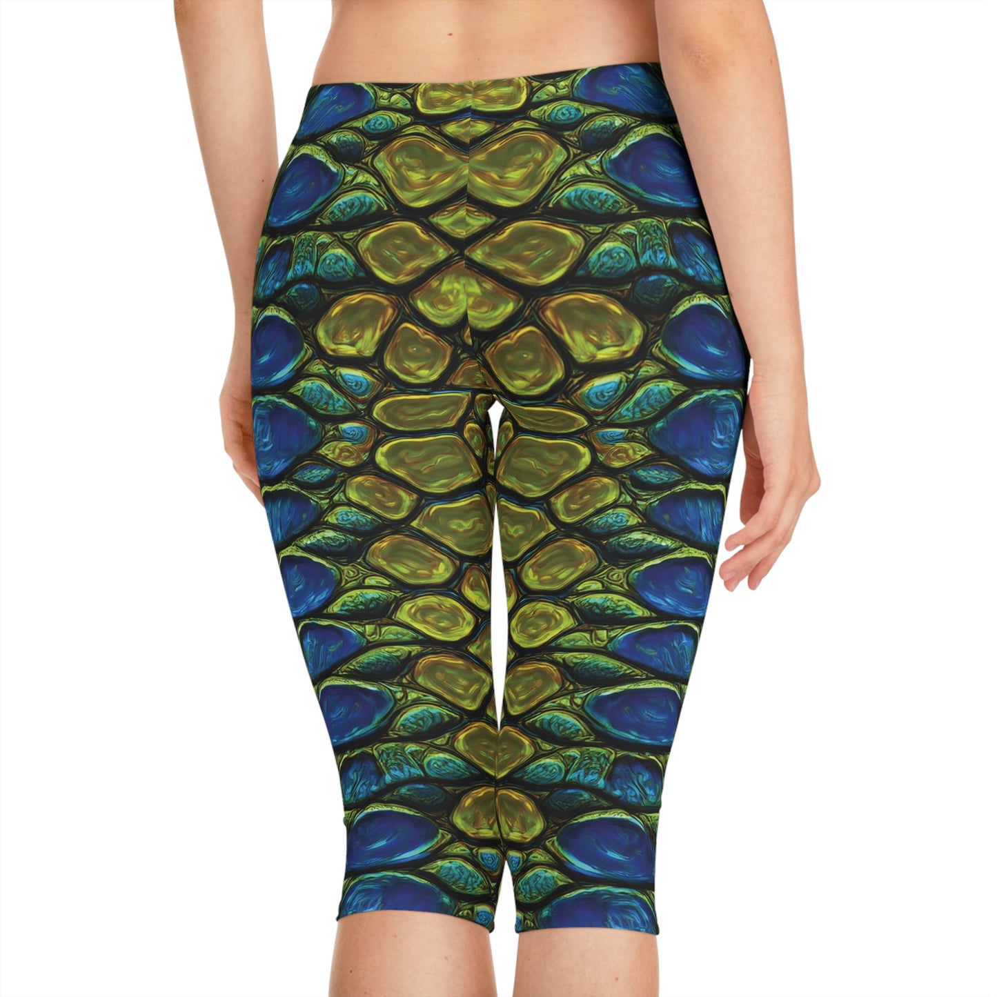 Capri leggings with Animal print - Crocodile