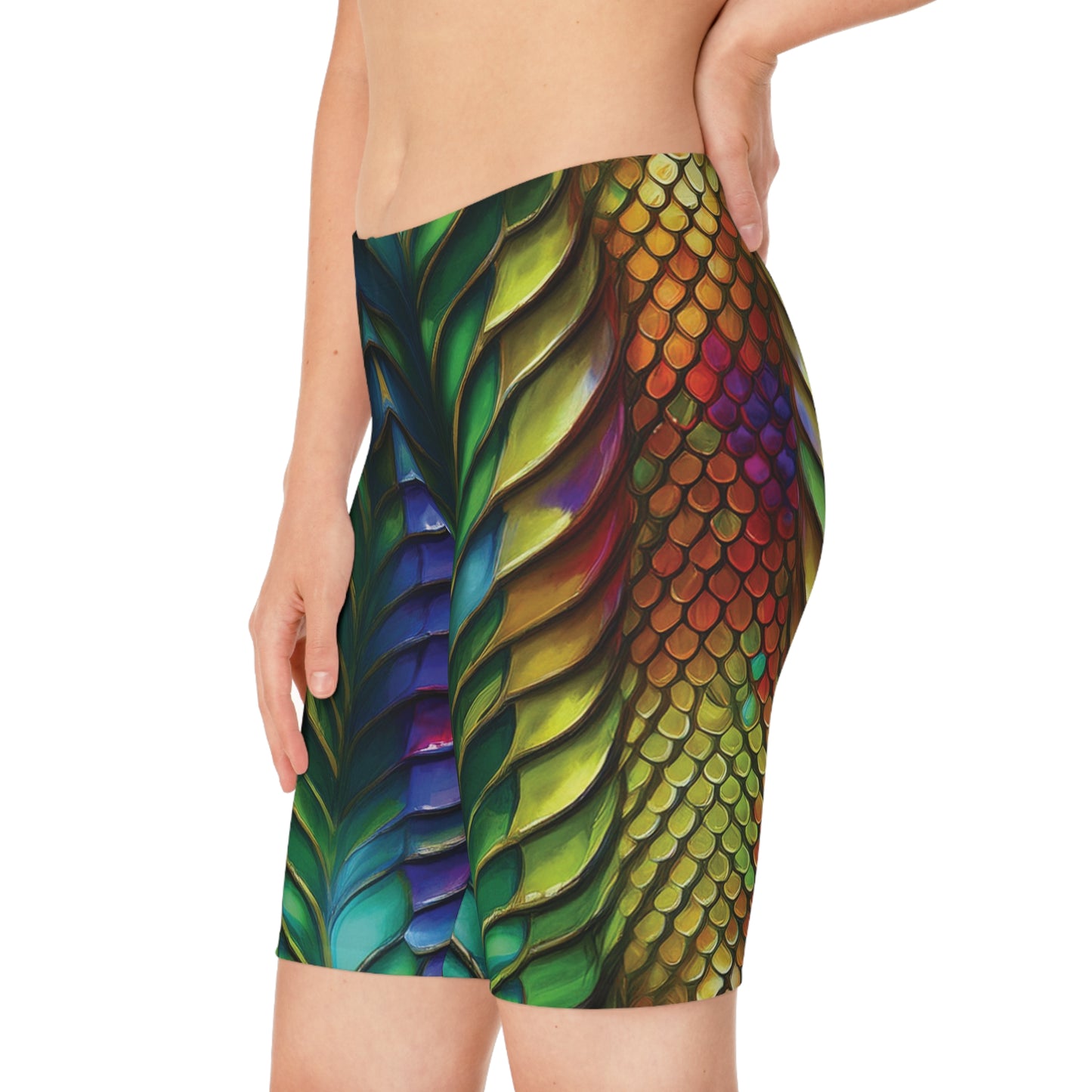 Bike Shorts with Animal prints - Snake - 2