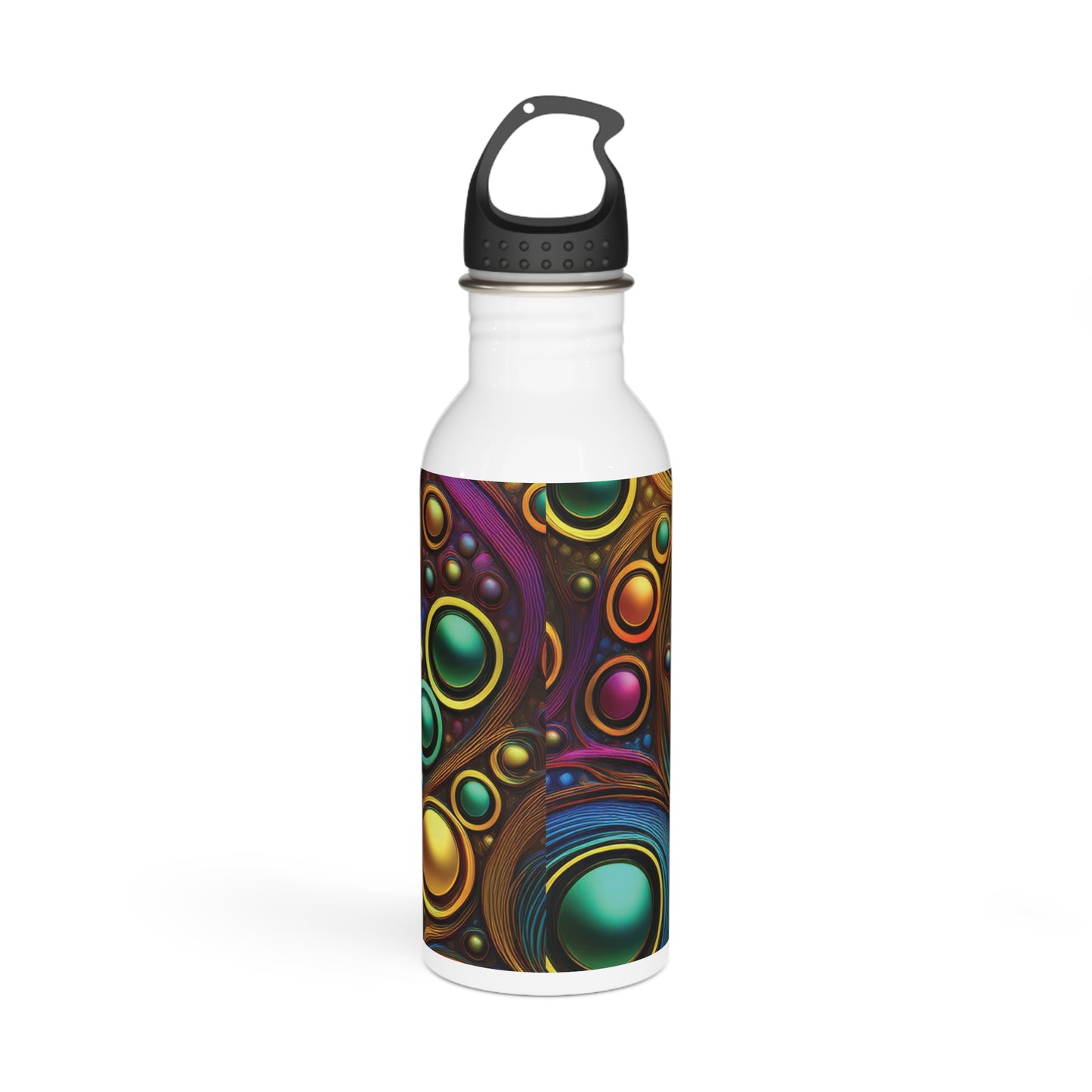 Vibrant Steel Water Bottle - Eco-Friendly Hydration for Fitness & Travel, 20oz