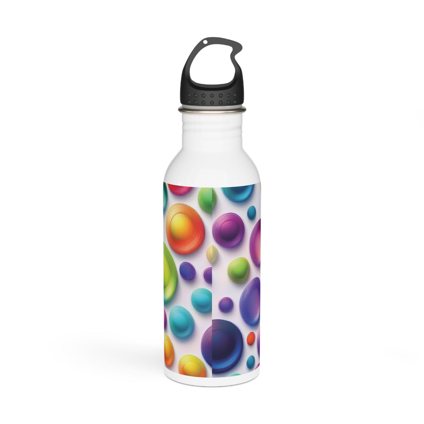 Colorful Steel Water Bottle - Eco-Friendly Hydration for Fitness & Travel, 20oz