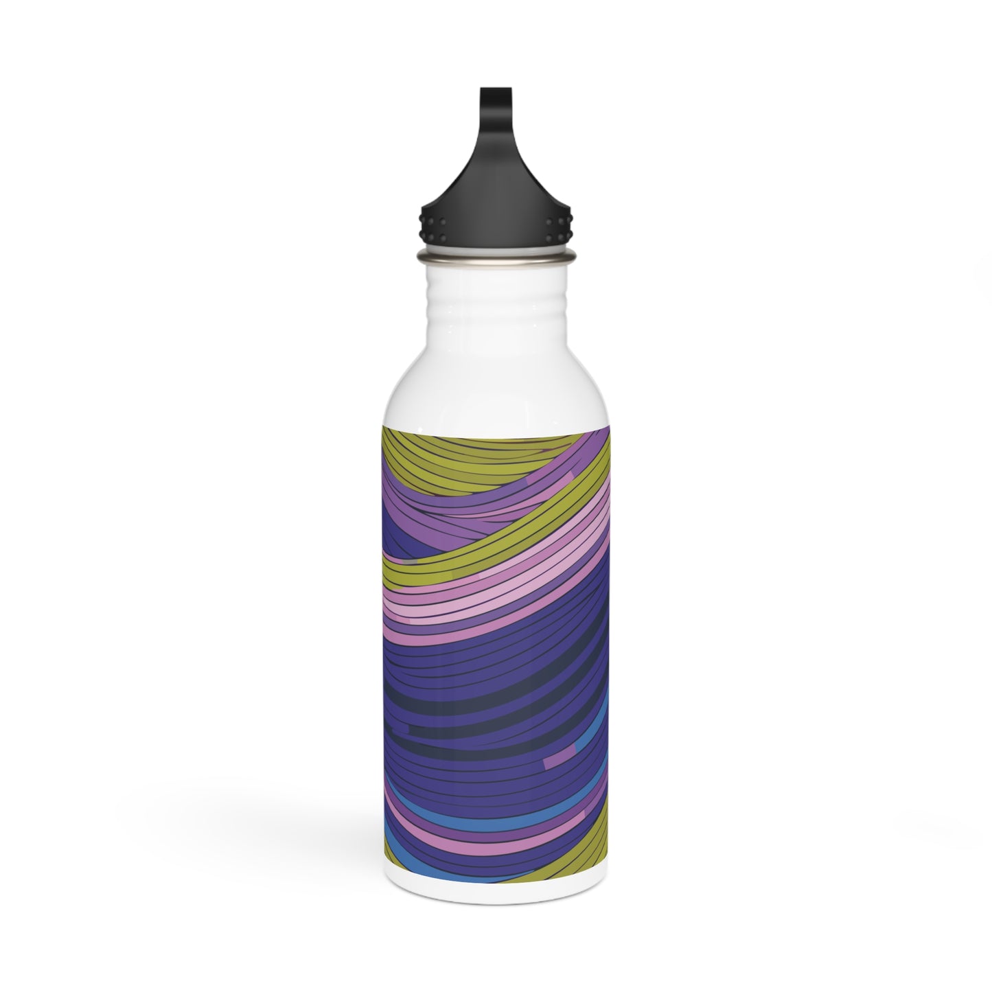 Colorful Steel Water Bottle - Eco-Friendly Hydration for Fitness & Travel, 20oz