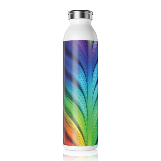 Vibrant Slim Water Bottle - Colorful Design for Active Lifestyles, 20oz