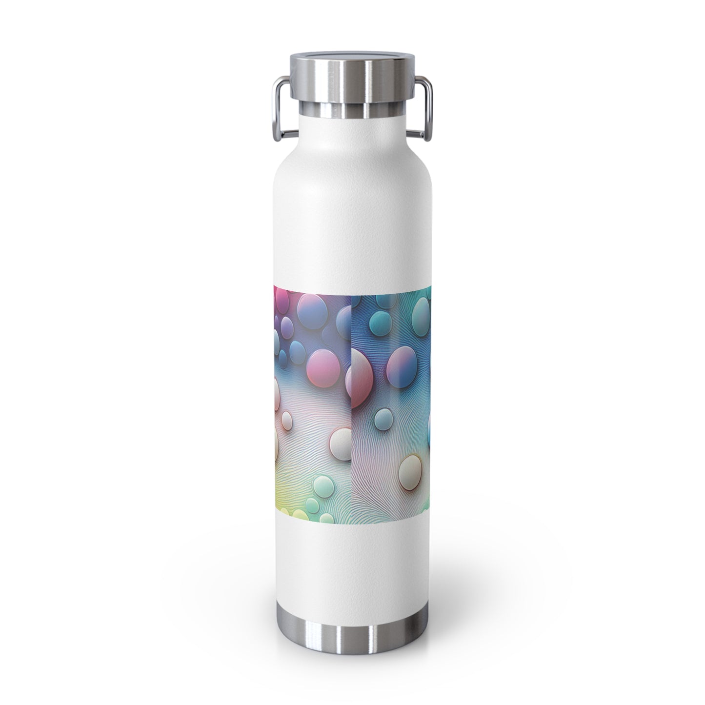 Colorful Copper Insulated Water Bottle - 22oz