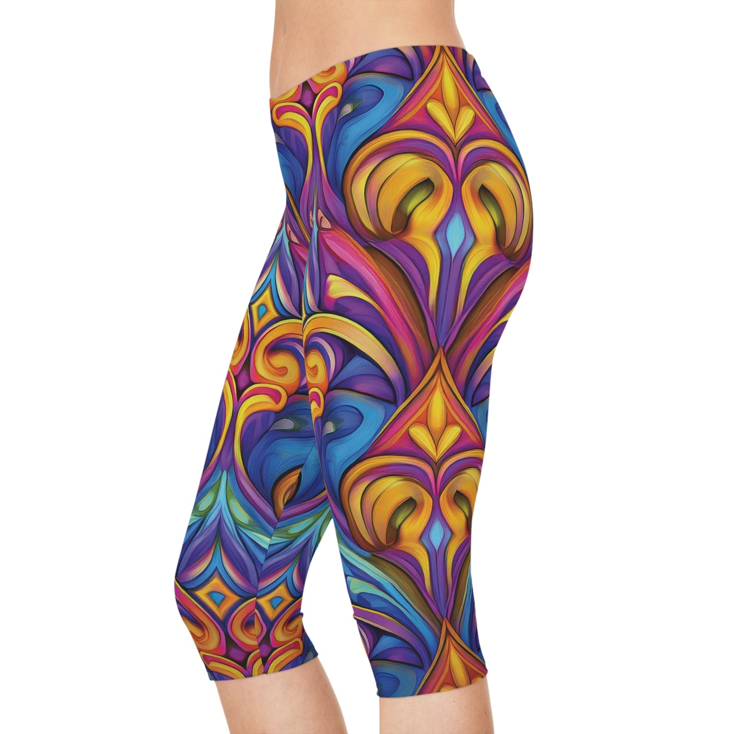 Capri leggings with Ornament