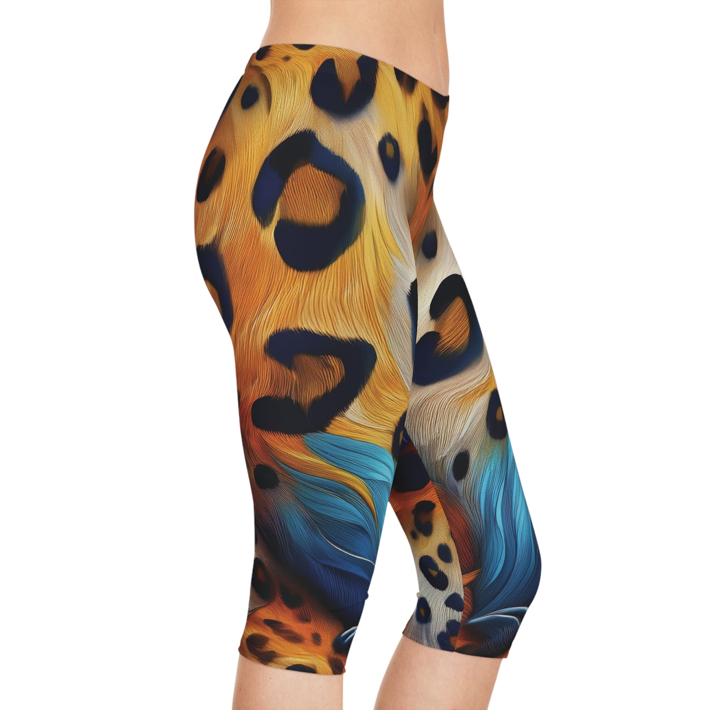 Capri leggings with Animal print - Cheetah