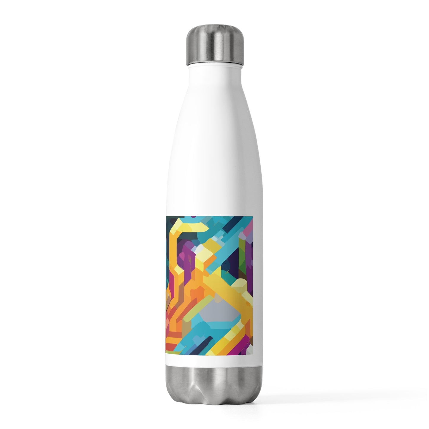 Colorful 20oz Insulated Bottle - Stylish Water Bottle for Active Lifestyles