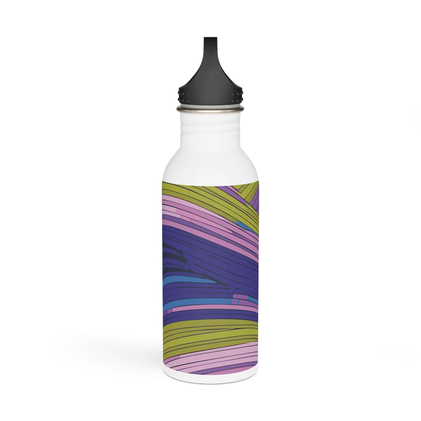 Colorful Steel Water Bottle - Eco-Friendly Hydration for Fitness & Travel, 20oz