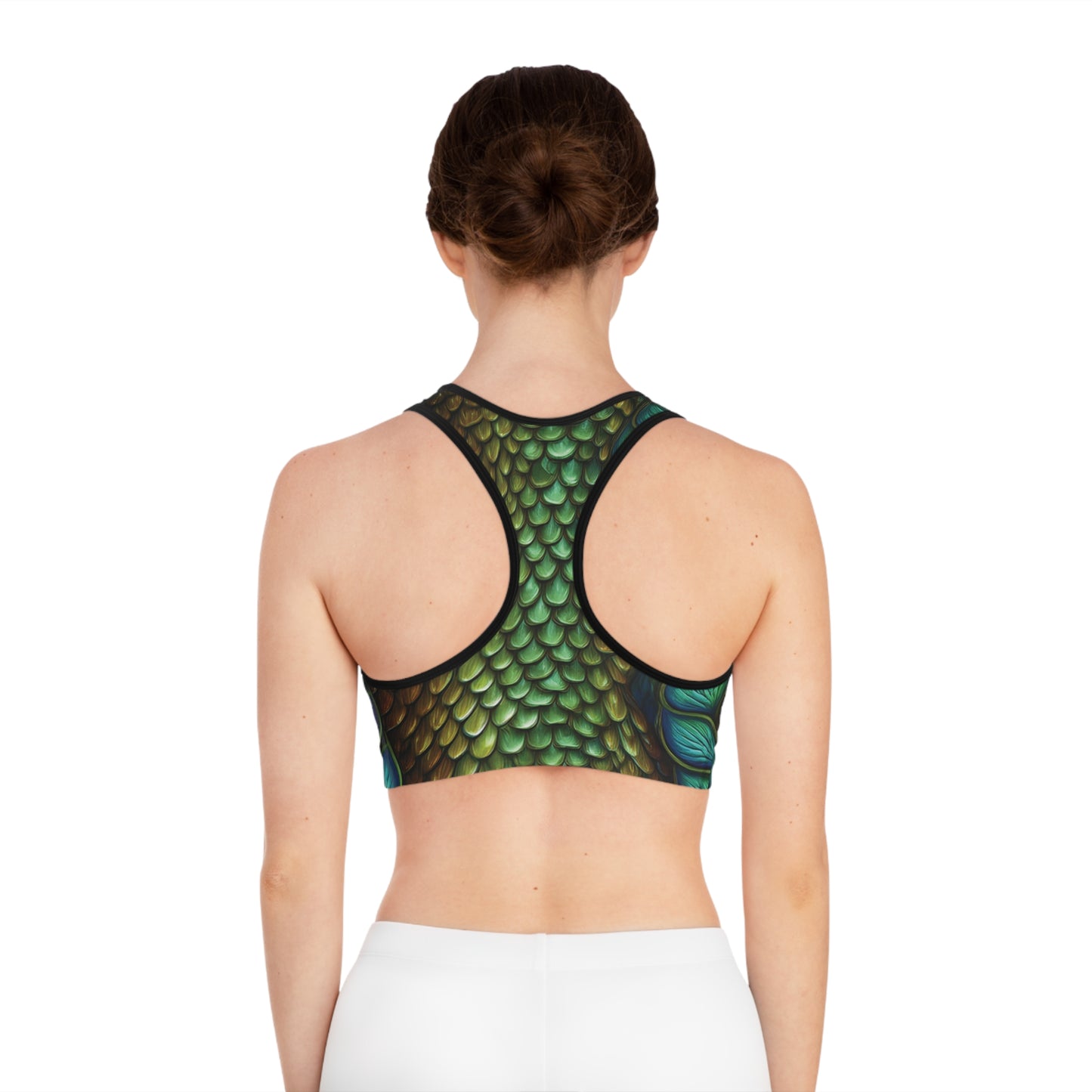 Sports Bra with Animal prints - Snake