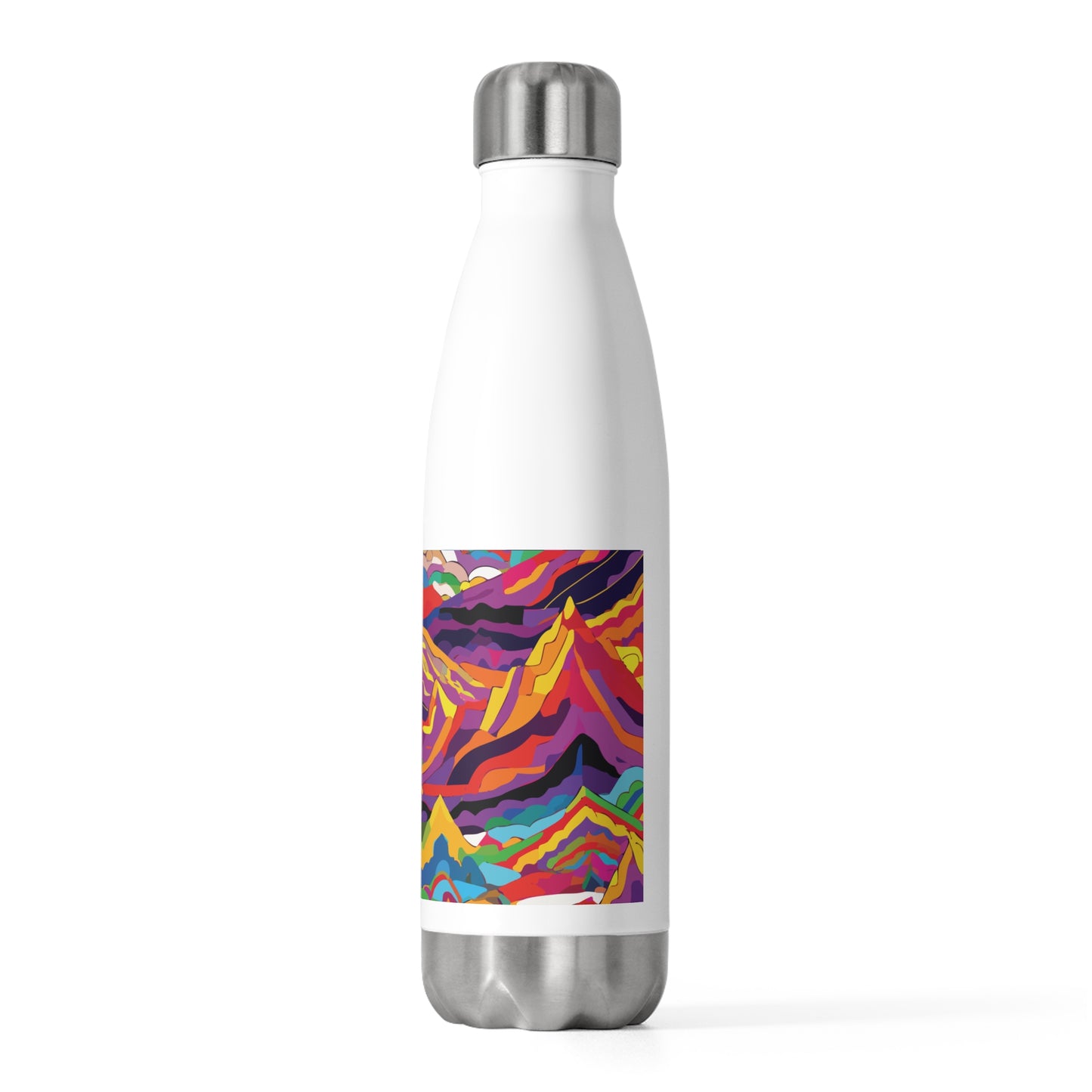 Colorful 20oz Insulated Bottle - Stylish Water Bottle for Active Lifestyles