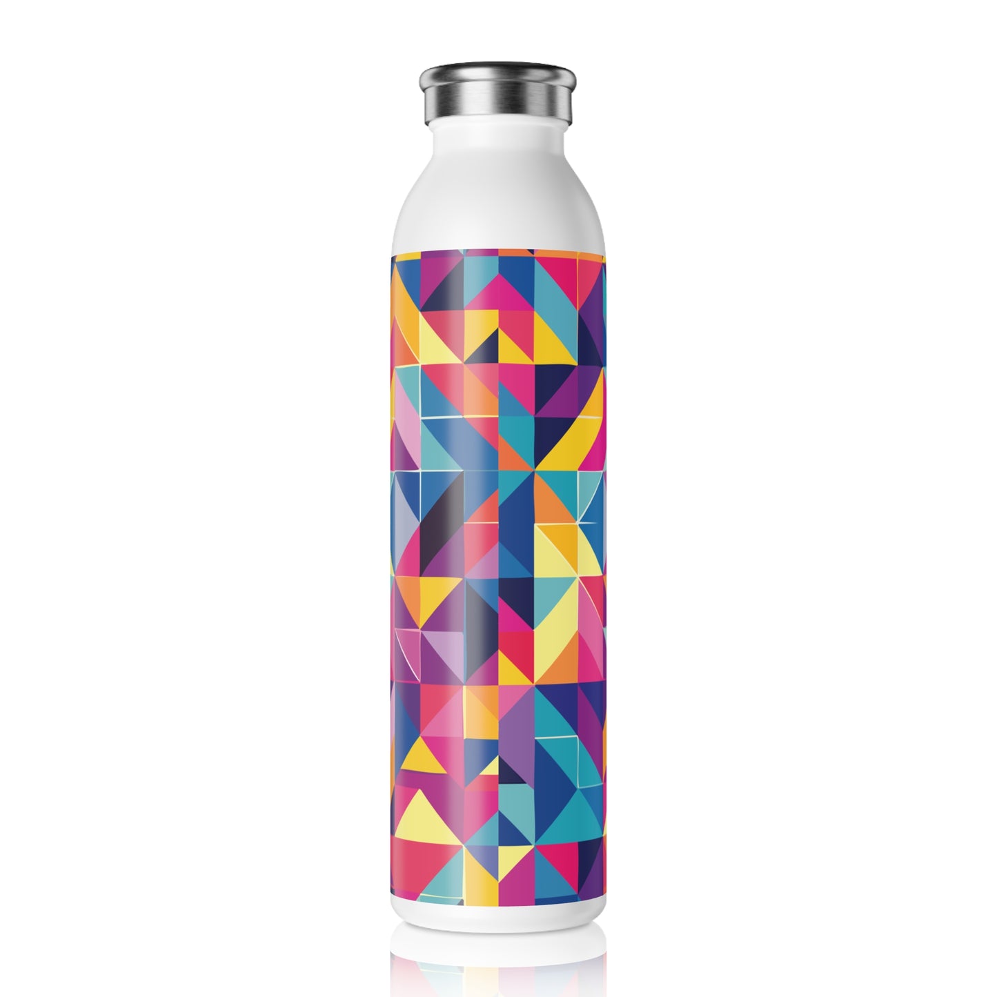 Vibrant Slim Water Bottle - Colorful Design for Active Lifestyles