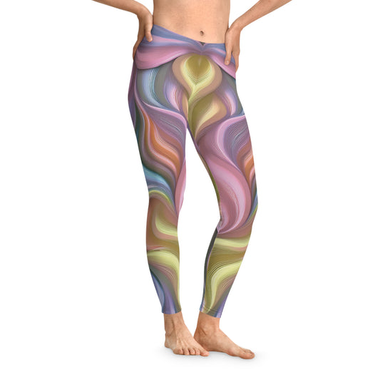 Leggings in Pastellfarben