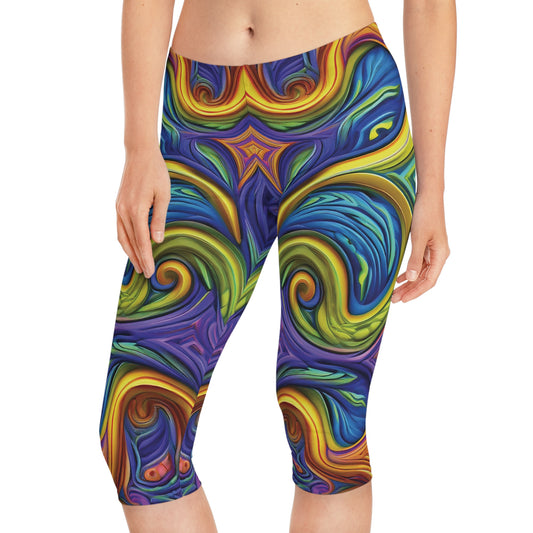 Capri leggings with Ornament