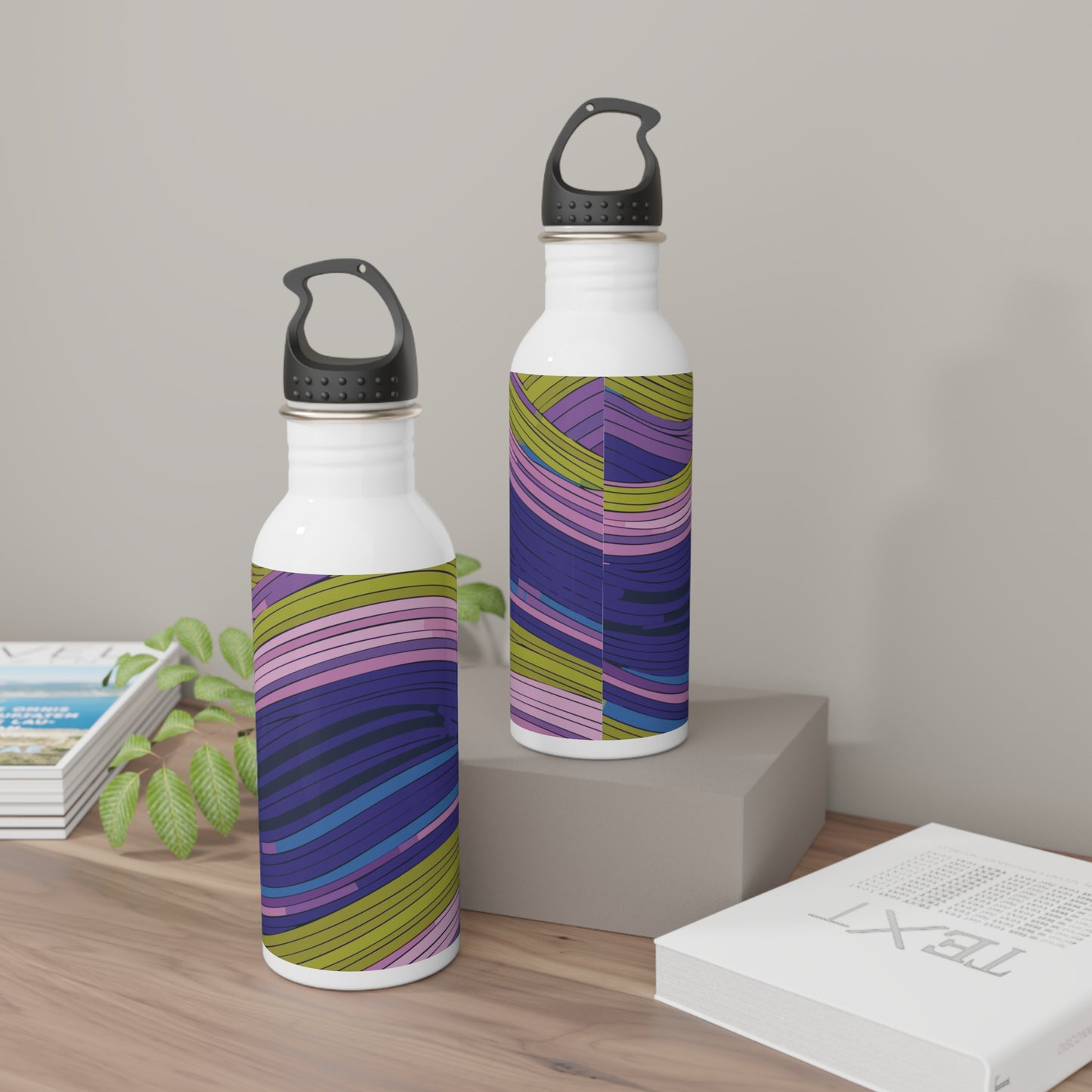 Colorful Steel Water Bottle - Eco-Friendly Hydration for Fitness & Travel, 20oz