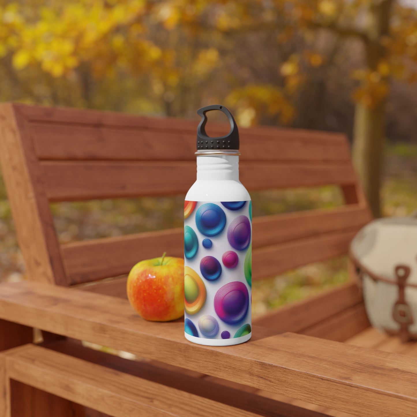 Colorful Steel Water Bottle - Eco-Friendly Hydration for Fitness & Travel, 20oz