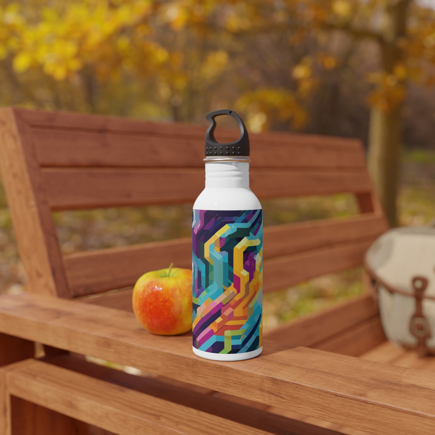 Colorful Steel Water Bottle - Eco-Friendly Hydration for Fitness & Travel, 20oz