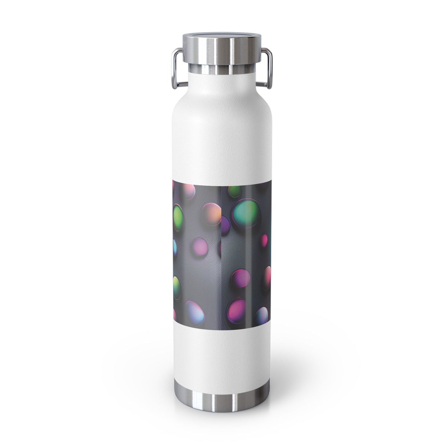 Colorful Copper Insulated Water Bottle - 22oz