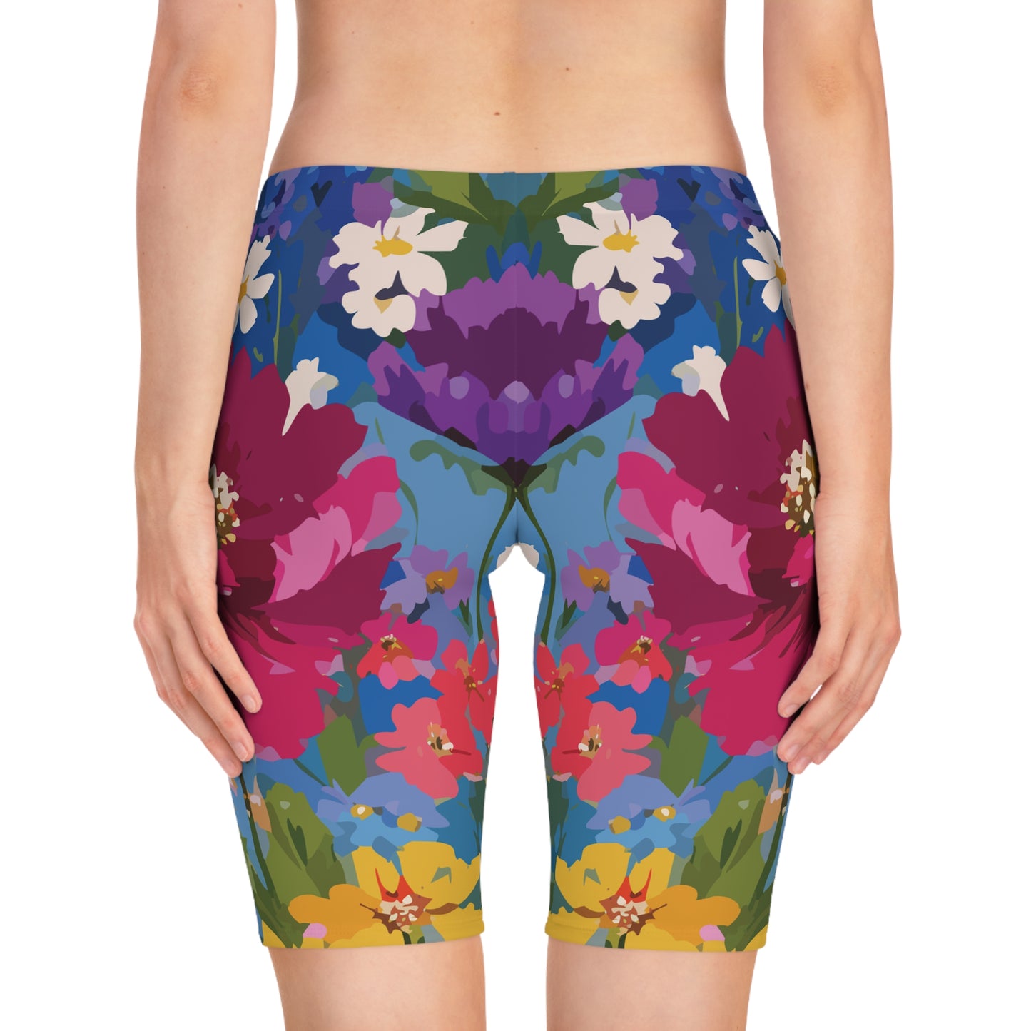 Bike Shorts with Floral prints