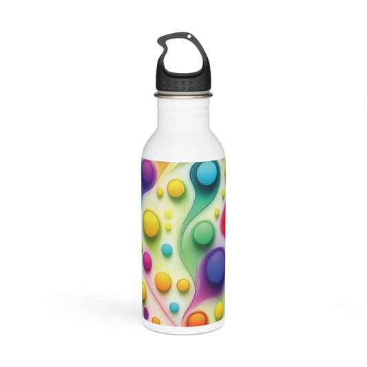 Colorful Steel Water Bottle - Eco-Friendly Hydration for Fitness & Travel, 20oz