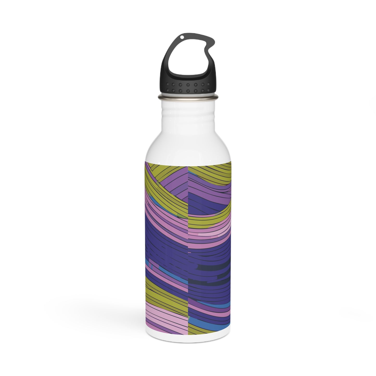 Colorful Steel Water Bottle - Eco-Friendly Hydration for Fitness & Travel, 20oz