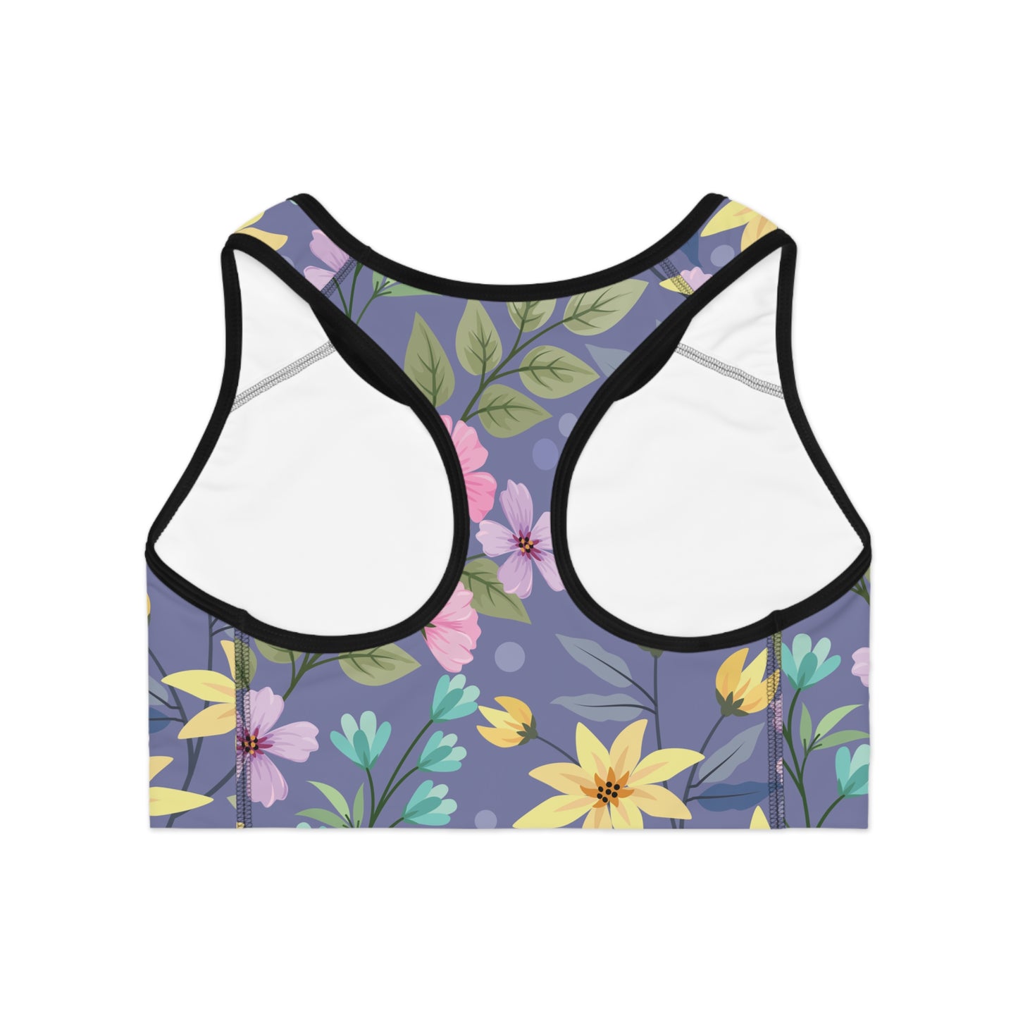 Soutien-gorge de sport à imprimé floral