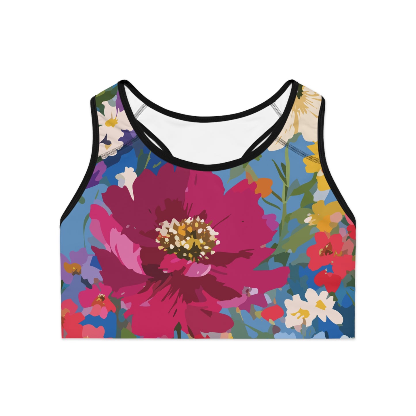 Sports Bra with Floral prints